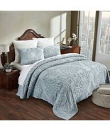 Full Size 100-Percent Cotton Chenille 3-Piece Coverlet Bedspread Set in ... - $319.71 CAD