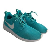Nike Roshe One Womens 9 Shoes Blue Turquoise Running Athletic Sneakers Norm Core - £24.99 GBP