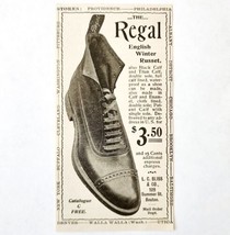 Regal English Leather Dress Shoes 1897 Advertisement Victorian Fashion A... - $19.99