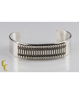 Ron Yazzie Native American Sterling Silver Bracelet Cuff, Great Gift! - $347.13