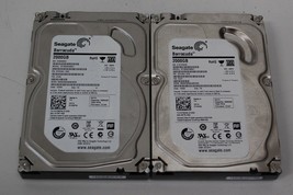 Lot of 2 Seagate 2TB 7200 RPM SATA HDD 3.5&quot; Desktop Hard Disk Drive - £73.50 GBP