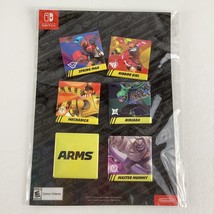 Nintendo Switch ARMS Video Game Character Pins Buttons Spring Man Ribbon... - $24.70