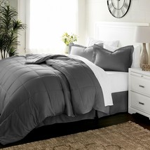 King Size Bedding Set 8-Piece Bed In A Bag Microfiber Comforter Sheets B... - $142.66