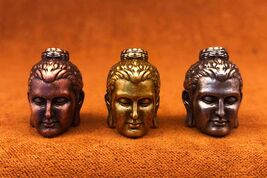 Brass Buddha Head Bead, Exquisite Knife Lanyard Charm - $6.99