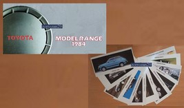 1984 Toyota Model Range Vintage Color Portfolio W. 11 Color Cards - British !! - £11.20 GBP