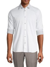 Ted Baker London Men&#39;s Lorook Dotted-Print  Button-Down Shirt in White-S... - £47.17 GBP
