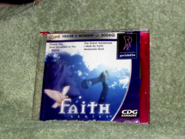 KARAOKE CD +  G &#39;Praise and Worship&#39; V2 #3006 FAITH SERIES (case-1) - £4.66 GBP