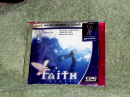 Karaoke Cd + G &#39;praise And Worship&#39; V2 #3006 Faith Series (case-1) - £4.73 GBP