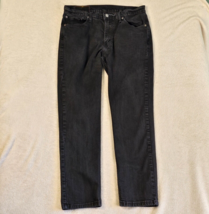 Levis 511 Jeans Black Mens 33x30 Taper Leg Skinny Rock Skateboard Grunge... - $34.94