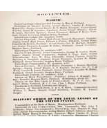 1906 Maine Masonic &amp; Fraternal Organizations Societies Pages Lot Of 5 F6B - $41.12 CAD