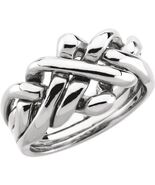 Sterling Silver Men's 4-Piece Puzzle Ring - $569.00+