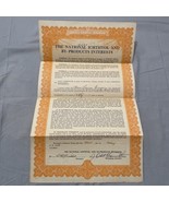 the national ichthyol and by products antique certificate Burnet Texas 1934 - $21.71