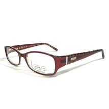Coach NUALA 2019 BURGUNDY Eyeglasses Frames Green Red Rectangular 50-16-135 - $74.61