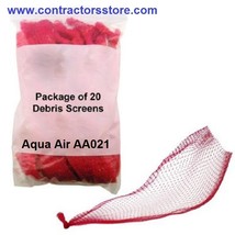Aqua Air Vacuum Debris Screens Bag of 20  - £32.88 GBP