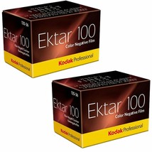 2 Rolls Kodak Professional Ektar 100 35mm Color Print Film  36 Exp.  FRE... - £27.09 GBP
