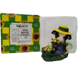 Vintage Enesco Mary's Moo Moos 2000 Planting For A Bright Future 787094 w/Box - $37.61