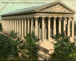 Vintage Postcard 1900-1910 - Paris - Eglise de la Madeline (Perspective) - $3.33