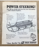 1967 True Temper Sno Surfer Snow Sled Vintage Toy Ad LIFE Magazine Ad 1967 - $183.94 MXN
