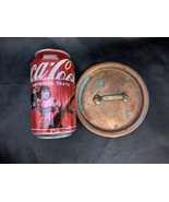 Antique Cuivre Boite Doublé Sauce Motif Théière Couvercle Riveté Poignée... - $48.05 CAD
