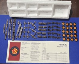 Axis &amp; Allies Board Game Replacement Pieces USSR Full Set 75 Pieces Char... - £20.81 GBP