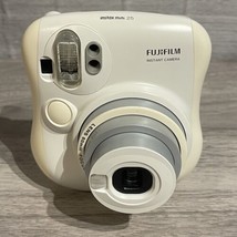 Fujifilm Instax Mini 25 Instant Film Camera Off White w New Batteries - $42.02