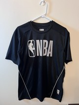 NBA Basketball Ball or Nothing Black Short Sleeve Sweat Wicking Shirt Men&#39;s Med - $8.75