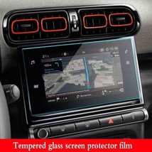 Tempered gl screen protector film For  C3 AIRCROSS 2021 Car radio GPS Na... - £34.66 GBP