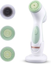 Facial Cleansing Brush, Ckeyin 3 In 1 Electric Exfoliating Spin Cleanser Device - £26.92 GBP