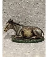 Vintage Nativity  Donkey Hand Painted Christmas Italy - $39.60