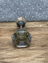 Unique Antique Glass Door Knobs 8 pt Octagon Home Decor Vintage LG - $12.86