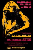 Janis Joplin - Paul Butterfield - 1969 - Madison Square Garden - Concert Poster - £7.96 GBP+