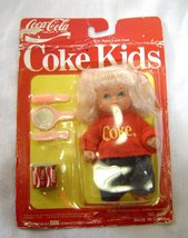  Coca Cola Kids Doll Figure with Accessories BBI Toys 1986 Vintage NOS - £23.91 GBP