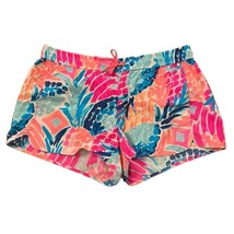 Lilly Pulitzer Run Around Shorts Womens Medium Pink Goombay Smashed Nylon - £31.17 GBP