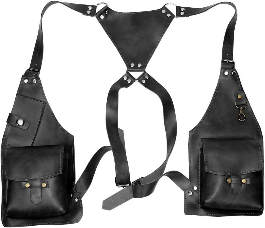 Men Anti Underarm Shoulder Bag Adjustable Pu Leather Strap Wallet, Theft... - $43.95