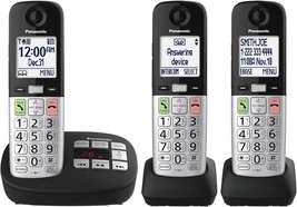 Panasonic Cordless Phone, Easy To Use With Large Display And Big, Tgu433B - $123.93
