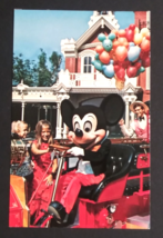 Walt Disney World Mickey Mouse on Fire Engine UNP Vtg Postcard c1970s #01110290 - $7.99
