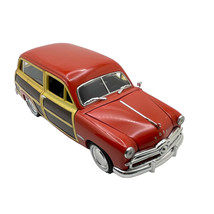 Vintage Arko 1949 Orange Ford Custom Woody Wagon Metal Die Cast 1/32 Scale  - £8.75 GBP
