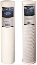 Bluonics CTO Carbon &amp; Sediment 4.5 x 20&quot; Replacement filter cartridges - £43.99 GBP