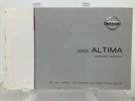 2003 Nissan Altima Owners Manual Handbook OEM B04B40021 - £9.71 GBP