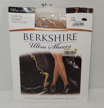 Berkshire Pantyhose Ultra Sheer Sizes 2 Plus Nude Style 4415 Control Top - $279.66 MXN