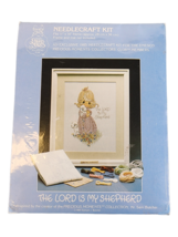 Precious Moments Needlecraft Embroidery Kit Vtg 1985 The Lord is My Shepherd New - £6.58 GBP