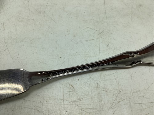 Oneida ABOR ROSE Stainless TRUE ROSE Master Butter Knife 6 3/4" 1881 Rogers  Item image 10