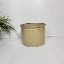 Vintage Small Stoneware Butter Crock, Farmhouse Kitchen, Country Primitive - $28.00