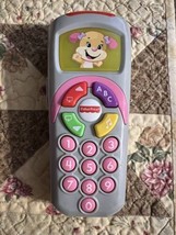 Fisher Price Laugh &amp; Learn Remote Controls Talking Baby Toy Sound Lights Works - £7.78 GBP