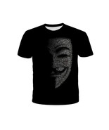  V for Vendetta   Men&#39;s Graphic Print T-Shirt Crew Neck - Short Sleeve -... - $379.94 MXN