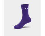 2 PAIR NIKE EVERYDAY PLUS Performance Cushion Crew Socks PURPLE YOUTH SI... - $31.31