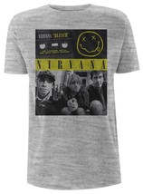 Nirvana Bleach Tape Photo Kurt Cobain Rock Official Tee T-Shirt Mens Unisex - £25.31 GBP