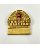 HLSR Pin Houston Livestock Show And Rodeo 1980 Champion Buyer Youth Educ... - €15,76 EUR