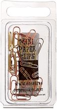 Mini Paper Clips.  Brass, Silve, Copper Colors. Creative Impressions - £2.35 GBP