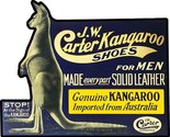 Carter Kangaroo Shoes Laser Cut Metal Sign Advertisement - $59.35